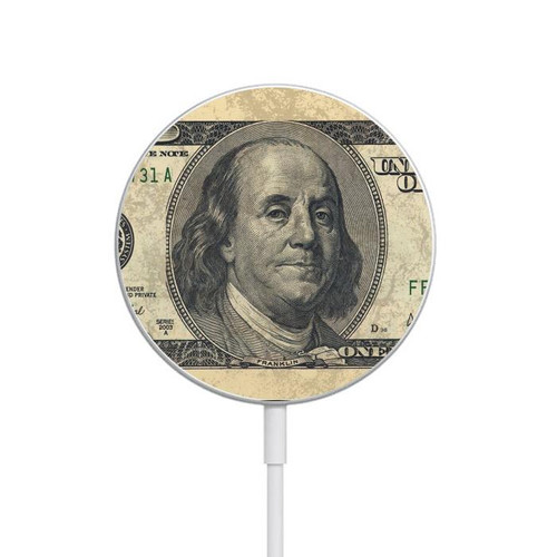 S0702 Money Dollars Magnetic Wireless Charger Pad with MagSafe 15W for iPhone 16 15 14 13 12