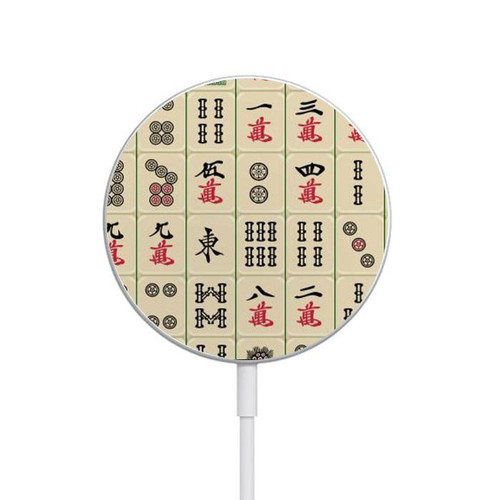 S0802 Mahjong Magnetic Wireless Charger Pad with MagSafe 15W for iPhone 16 15 14 13 12