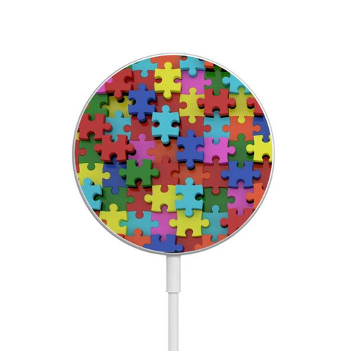 S0816 Puzzle Magnetic Wireless Charger Pad with MagSafe 15W for iPhone 16 15 14 13 12