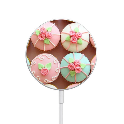 S1718 Yummy Cupcakes Magnetic Wireless Charger Pad with MagSafe 15W for iPhone 16 15 14 13 12