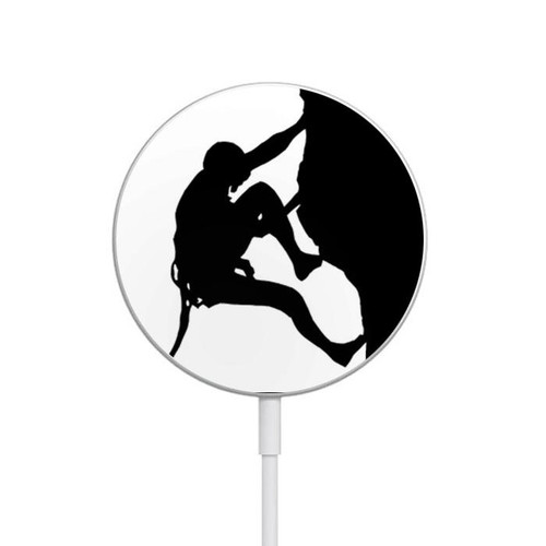 S2407 Mountain Climber Climbing Magnetic Wireless Charger Pad with MagSafe 15W for iPhone 16 15 14 13 12