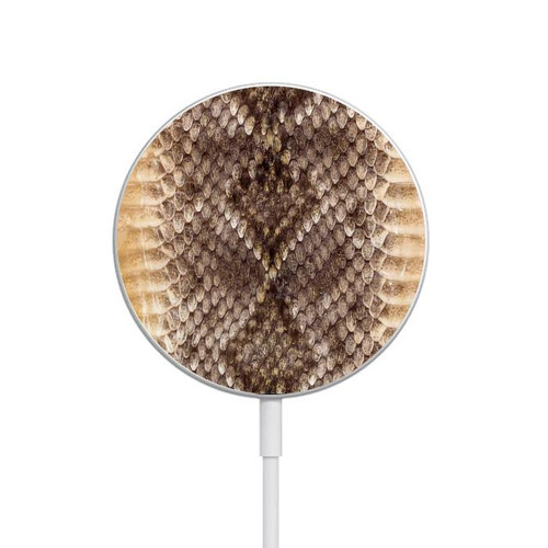 S2875 Rattle Snake Skin Graphic Printed Magnetic Wireless Charger Pad with MagSafe 15W for iPhone 16 15 14 13 12