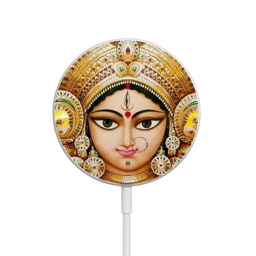S2953 Devi Kanaka Durga Mata Magnetic Wireless Charger Pad with MagSafe 15W for iPhone 16 15 14 13 12