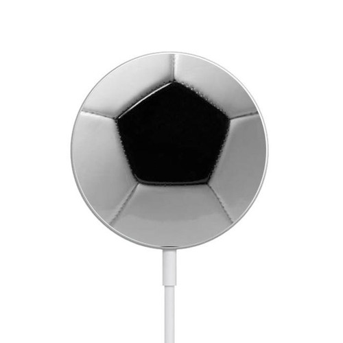 S2964 Football Soccer Ball Magnetic Wireless Charger Pad with MagSafe 15W for iPhone 16 15 14 13 12