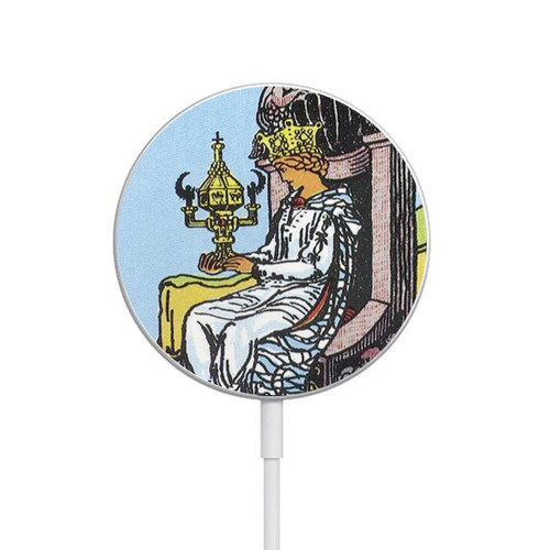 S3067 Tarot Card Queen of Cups Magnetic Wireless Charger Pad with MagSafe 15W for iPhone 16 15 14 13 12
