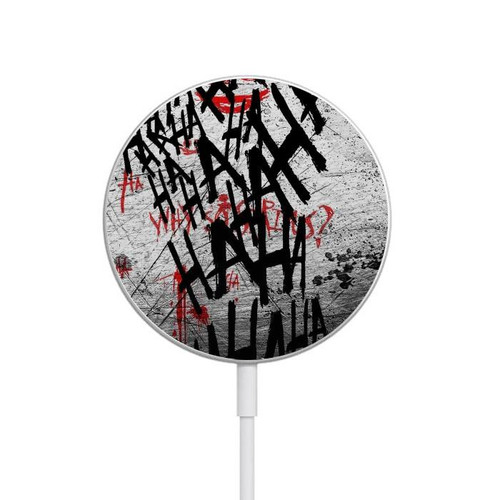 S3073 Joker Hahaha Blood Splash Magnetic Wireless Charger Pad with MagSafe 15W for iPhone 16 15 14 13 12