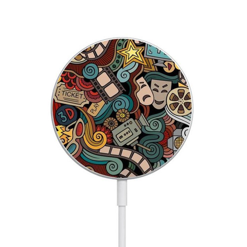 S3480 Movie Acting Entertainment Magnetic Wireless Charger Pad with MagSafe 15W for iPhone 16 15 14 13 12