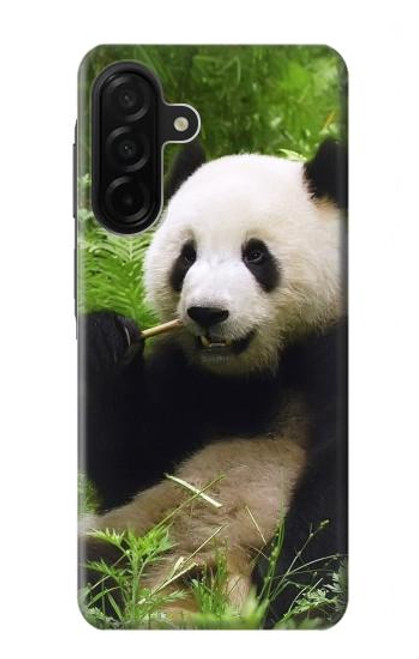 S1073 Panda Enjoy Eating Case For Samsung Galaxy A26