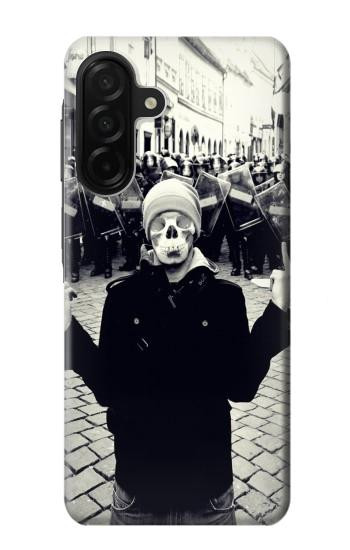 S1108 Skull Mask Man Protester Case For Samsung Galaxy A26