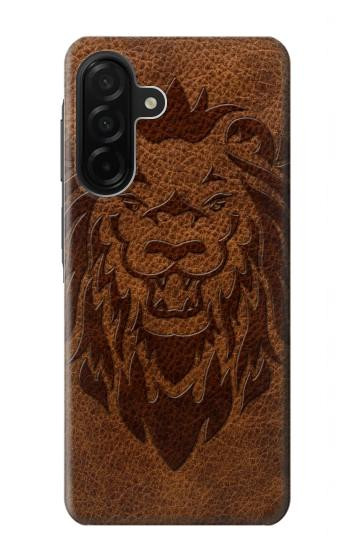 S2529 Leo Zodiac Tattoo Brown Graphic Print Case For Samsung Galaxy A26