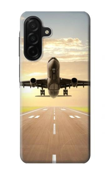 S3837 Airplane Take off Sunrise Case For Samsung Galaxy A26