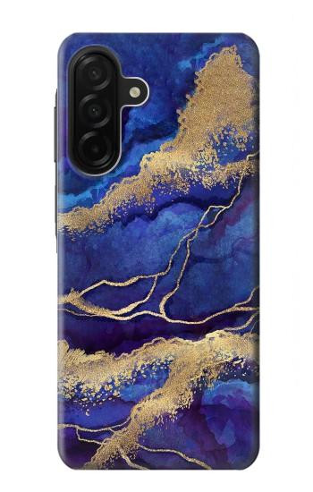 S3906 Navy Blue Purple Marble Case For Samsung Galaxy A26