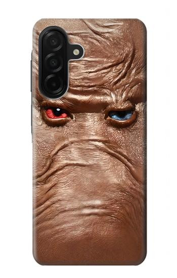 S3940 Leather Mad Face Graphic Paint Case For Samsung Galaxy A26