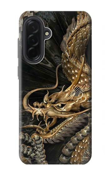 S0426 Gold Dragon Case For Samsung Galaxy A36