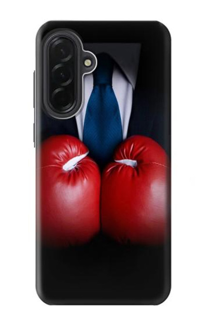 S2261 Businessman Black Suit With Boxing Gloves Case For Samsung Galaxy A36