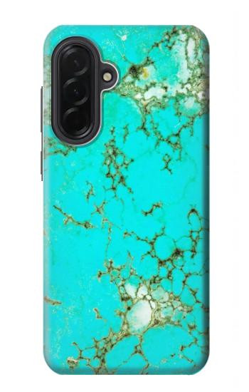 S2377 Turquoise Gemstone Texture Graphic Printed Case For Samsung Galaxy A36