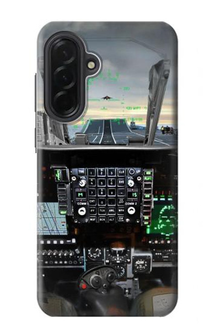 S2435 Fighter Jet Aircraft Cockpit Case For Samsung Galaxy A36