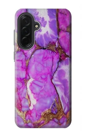 S2907 Purple Turquoise Stone Case For Samsung Galaxy A36