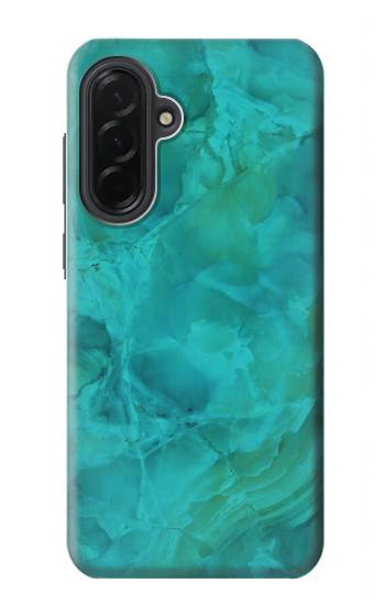 S3147 Aqua Marble Stone Case For Samsung Galaxy A36