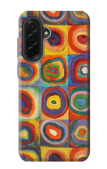 S3409 Squares Concentric Circles Case For Samsung Galaxy A36