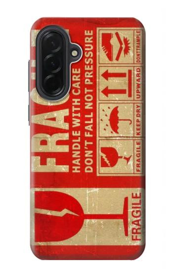 S3552 Vintage Fragile Label Art Case For Samsung Galaxy A36