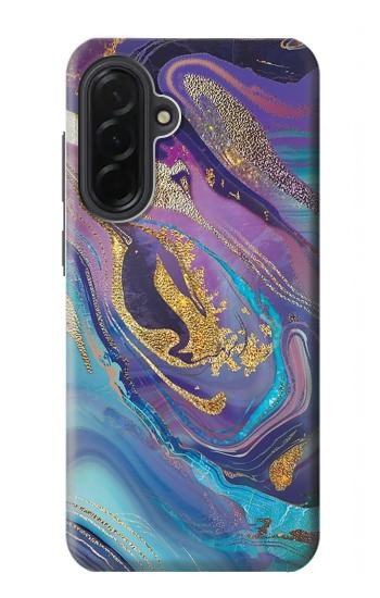 S3676 Colorful Abstract Marble Stone Case For Samsung Galaxy A36