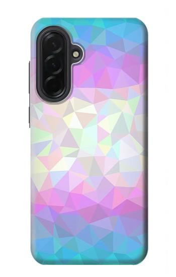 S3747 Trans Flag Polygon Case For Samsung Galaxy A36