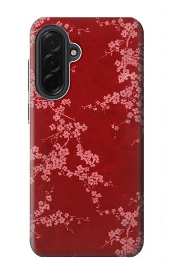 S3817 Red Floral Cherry blossom Pattern Case For Samsung Galaxy A36