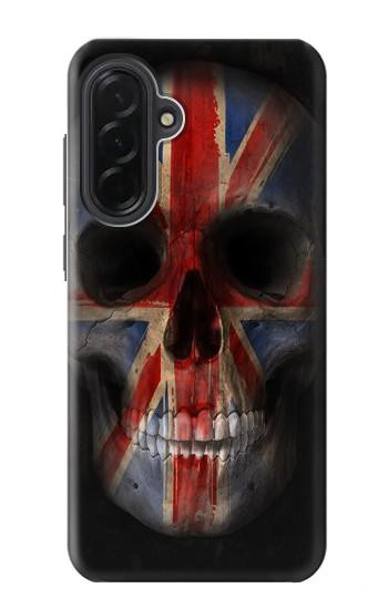 S3848 United Kingdom Flag Skull Case For Samsung Galaxy A36