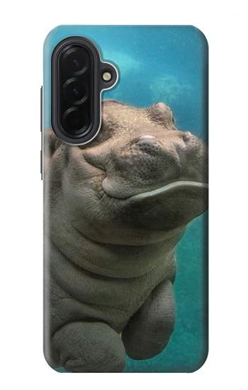 S3871 Cute Baby Hippo Hippopotamus Case For Samsung Galaxy A36