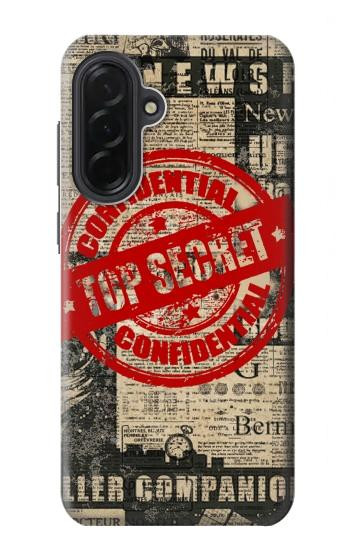 S3937 Text Top Secret Art Vintage Case For Samsung Galaxy A36