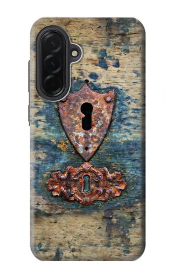 S3955 Vintage Keyhole Weather Door Case For Samsung Galaxy A36