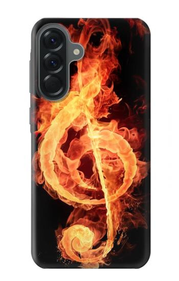 S0493 Music Note Burn Case For Samsung Galaxy A56