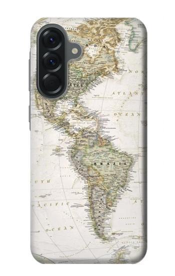 S0604 World Map Case For Samsung Galaxy A56