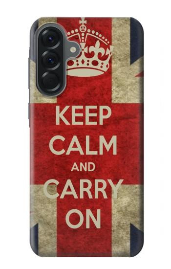 S0674 Keep Calm and Carry On Case For Samsung Galaxy A56
