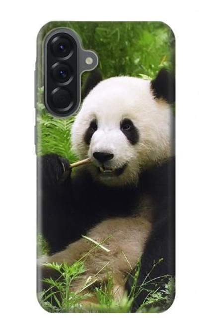 S1073 Panda Enjoy Eating Case For Samsung Galaxy A56