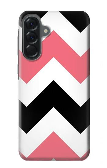 S1849 Pink Black Chevron Zigzag Case For Samsung Galaxy A56