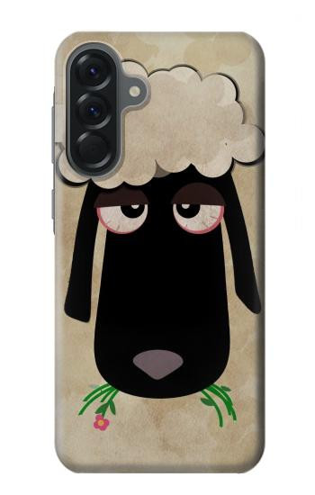 S2826 Cute Cartoon Unsleep Black Sheep Case For Samsung Galaxy A56