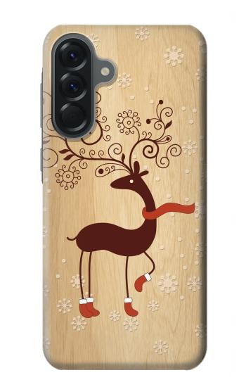 S3081 Wooden Raindeer Graphic Printed Case For Samsung Galaxy A56