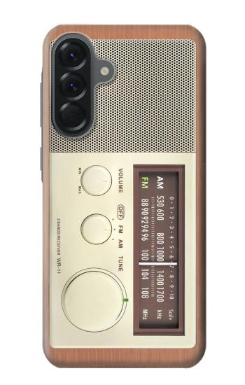 S3165 FM AM Wooden Receiver Graphic Case For Samsung Galaxy A56