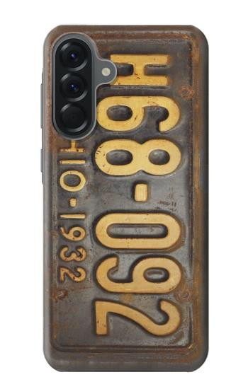 S3228 Vintage Car License Plate Case For Samsung Galaxy A56