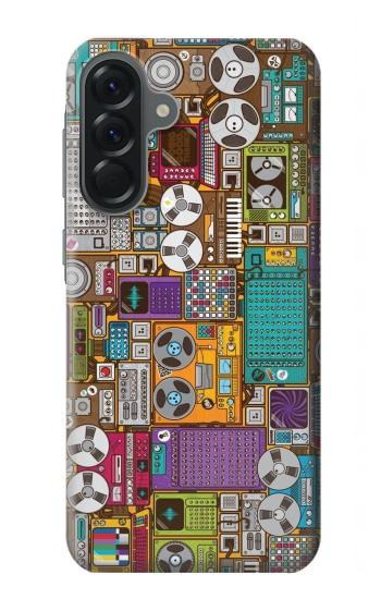 S3879 Retro Music Doodle Case For Samsung Galaxy A56