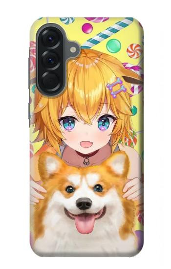 S3918 Baby Corgi Dog Corgi Girl Candy Case For Samsung Galaxy A56