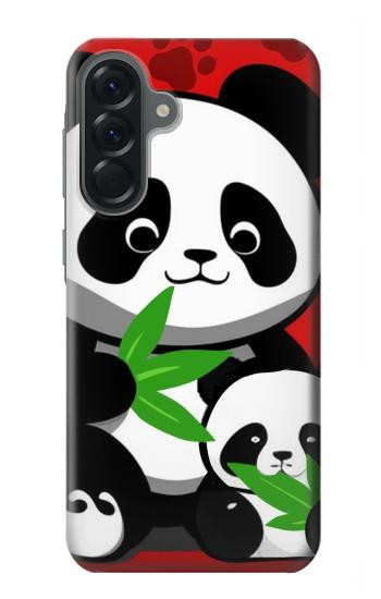 S3929 Cute Panda Eating Bamboo Case For Samsung Galaxy A56