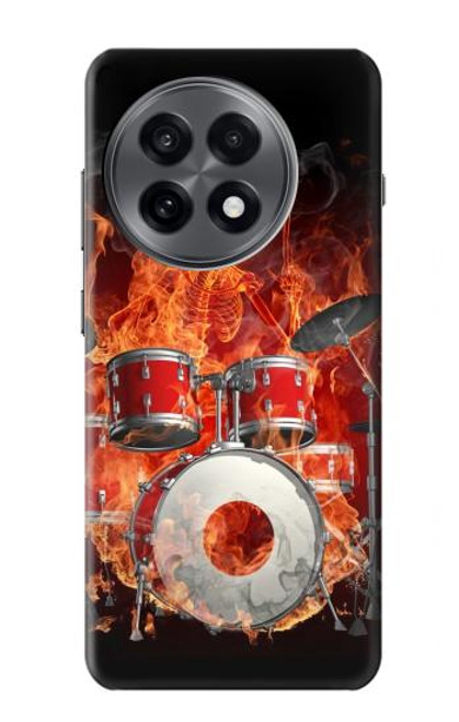 S1431 Skull Drum Fire Rock Case For OnePlus 13R