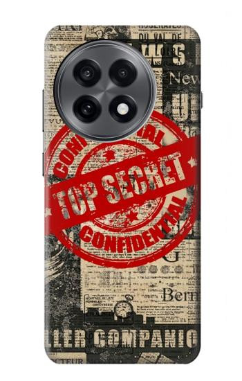 S3937 Text Top Secret Art Vintage Case For OnePlus 13R