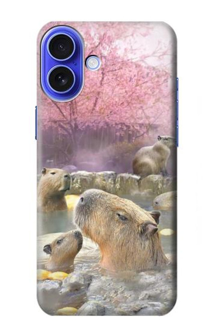 S4030 Capybara Hot Spring Case For iPhone 16