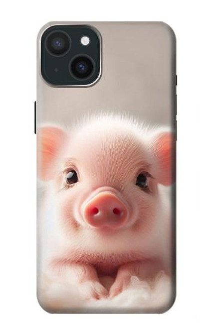 S3979 Cute Baby Pig Case For iPhone 15 Plus
