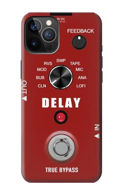 S4011 Red Guitar Analog Delay Graphic Case For iPhone 12, iPhone 12 Pro