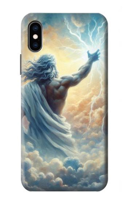 S4028 Zeus God Thunder Power Case For iPhone X, iPhone XS